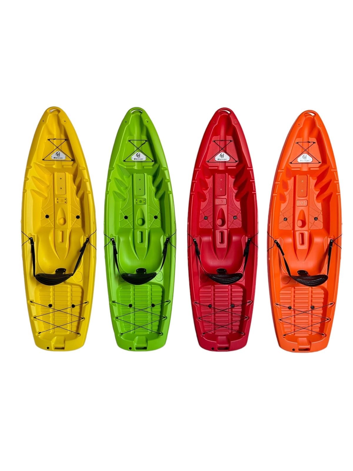 GIL 2.0 Big Mama Kayak - canoa monoposto da 254 cm + seggiolino + pagaia