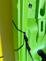 GIL 2.0 Big Mama Kayak - kayak monoposto da 254 cm + seggiolino + pagaia + gilet salvagente