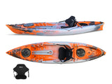 Canoa monoposto acquaprima limited edition Big Mama Kayak 310 cm + 2 gavone + 1 seggiolino (pack 2) - snake arancione