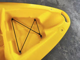 GIL 2.0 Big Mama Kayak - kayak monoposto da 254 cm + seggiolino + pagaia + gilet salvagente