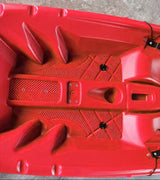 GIL 2.0 Big Mama Kayak - kayak monoposto da 254 cm + seggiolino + pagaia + gilet salvagente