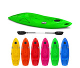Kayak monoposto jolly 2.0 big mama kayak - canoa da 260 cm + 1 gavone + 1 pagaia in omaggio (pack 1)(made in italy)