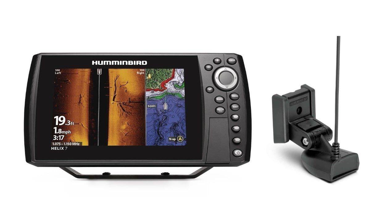 PACK composto da Humminbird Helix 7 CHIRP MSI GPS G4N include trasduttore da poppa DS, MDI & MSI cod.JH-H7-650 + TRASDUTTORE MEGA LIVE IMAGING