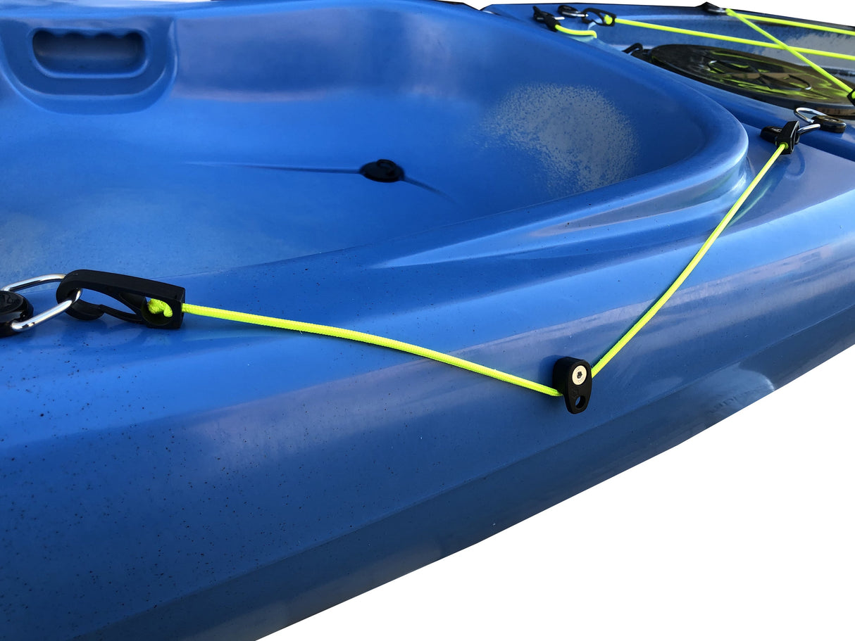 Canoa 1 posto singolo acquaprima fishing limited edition Big Mama Kayak, monoposto 310 cm + 3 portacanne + 2 gavone + 1 pagaia + 1 seggiolino (full pack) - snake blu