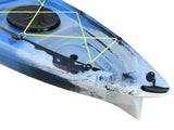 Canoa 1 posto singolo acquaprima fishing limited edition Big Mama Kayak, monoposto 310 cm + 3 portacanne + 2 gavone + 1 pagaia + 1 seggiolino (full pack) - snake blu