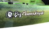 Canoa 1 posto singolo acquaprima limited edition Big Mama Kayak, monoposto 310 cm + 2 gavone + 1 pagaia in omaggio (pack 1) NO sedile - snake green