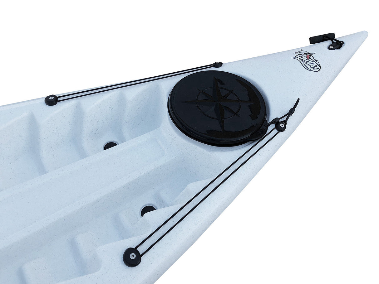 Canoa 1 posto Privat 2.0 Fishing Big Mama Kayak monoposto da pesca 295 cm + 2 gavoni + 3 portacanne + 1 pagaia + 1 seggiolino(FULL PACK) - verde