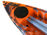Canoa monoposto acquaprima limited edition Big Mama Kayak 310 cm + 2 gavone + 1 pagaia + 1 seggiolino (full pack) - snake arancione