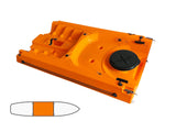 modulo centrale per kayak Split Big Mama Kayak colore ( arancio)