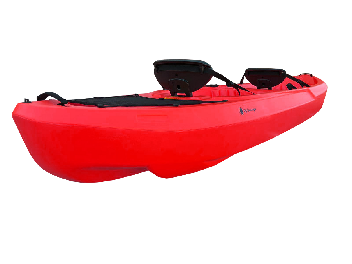 Big Mama kayak biposto PIREUS - Canoa 2 Posti Cm 360 + 2 Pagaie + 2 Seggiolini + 4 Maniglie