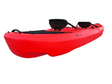 Big Mama kayak da mare PIREUS - Canoa 2 Posti Cm 360 + 2 Pagaie + 2 Seggiolini + 4 Maniglie - rosso