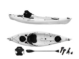 Canoa 1 posto Privat 2.0 Fishing Big Mama Kayak monoposto da pesca 295 cm + 2 gavoni + 3 portacanne + 1 pagaia + 1 seggiolino(FULL PACK) - granit
