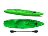 Kayak 1 posto Skippy 2.0 Expedition Big mama Kayak - Canoa 305 cm con 1 posto adulto + 1 posto bambino + pagaia (PACK 1) - VERDE