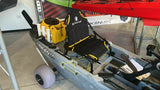 Carrello retrattile integrabile per Triken 330 e 380 Big Mama Kayak, incluse ruote da sabbia