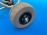 CARRELLO PORTA CANOE kayak trolley BARRE ORIZZONTALI ruote da sabbia - BIG MAMA KAYAK adatto a triken 405 e 330 cod 02042