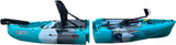 Kayak divisibile a pedali con pinne Big Mama START S300 fishing + 2 portacanne orientabili