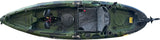 Kayak divisibile a pedali con pinne Big Mama START S300 colore Army