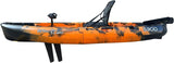 Kayak divisibile a pedali con pinne Big Mama START S300 fishing + 2 portacanne orientabili