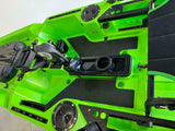 Big Mama Kayak a pedali triken 380 + garmin striker vivid 7sv ecoscandaglio + trasduttore + kit braccetto display