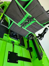 Big Mama Kayak a pedali triken 380 + garmin striker vivid 7sv ecoscandaglio + trasduttore + kit braccetto display