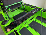 Big Mama Kayak a pedali triken 380 + garmin striker vivid 7sv ecoscandaglio + trasduttore + kit braccetto display
