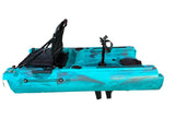 Modulo centrale kayak a pedali divisibile in 2 con pinne big mama start s300 - blue gray