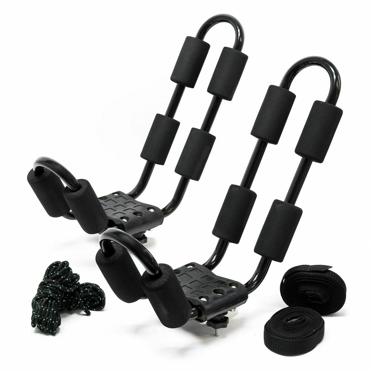 Culle per kayak da auto in alluminio Portacanoa + 2 cinghie incluse 61813