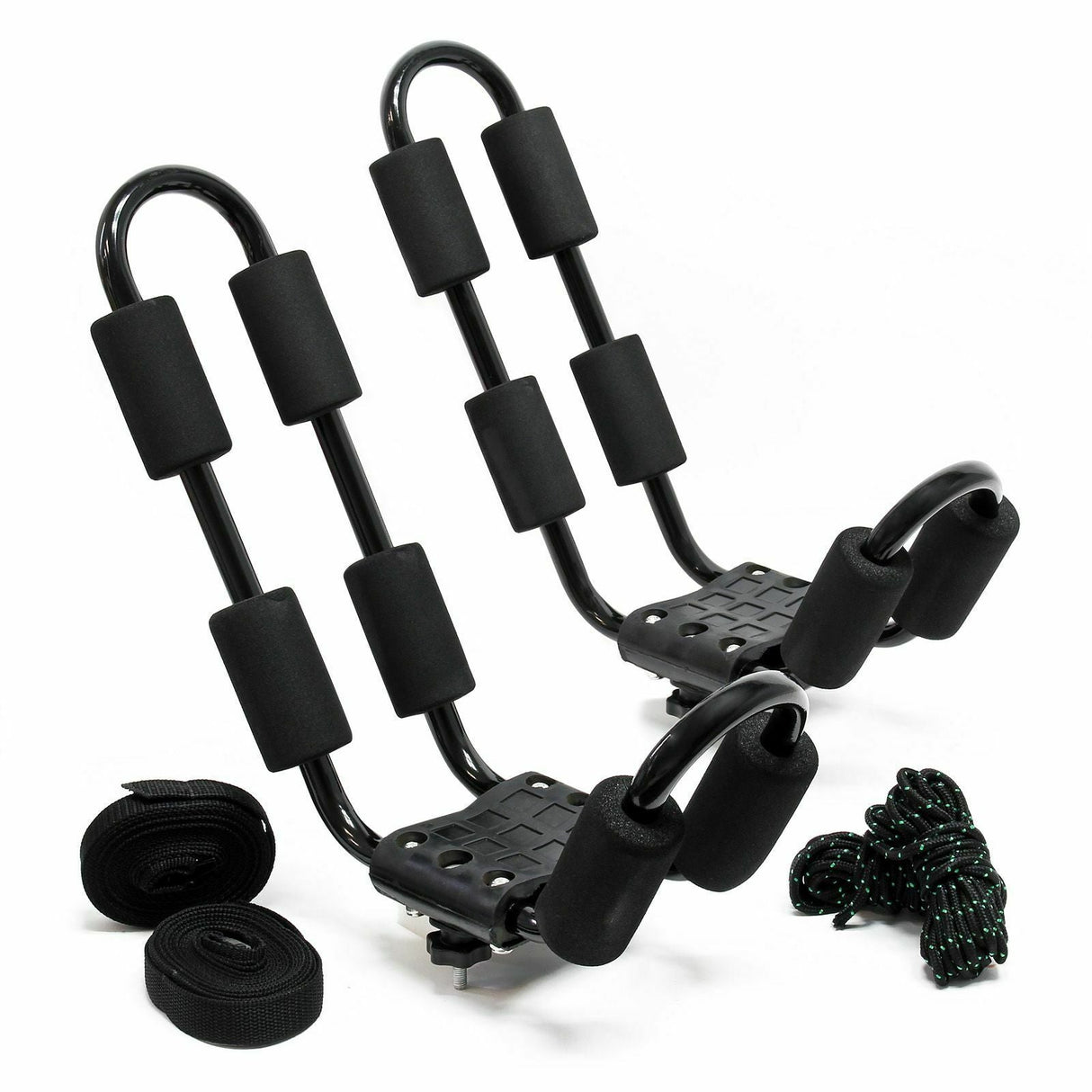 Culle per kayak da auto in alluminio Portacanoa + 2 cinghie incluse 61813