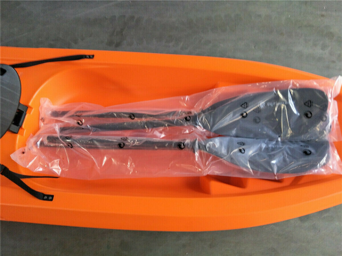 Big Mama kayak da mare PIREUS - Canoa 2 Posti Cm 360 + 2 Pagaie + 2 Seggiolini + 4 Maniglie - rosso