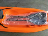 Big Mama kayak da mare PIREUS - Canoa 2 Posti Cm 360 + 2 Pagaie + 2 Seggiolini + 4 Maniglie - rosso