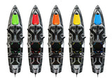 Big Mama Kayak a pedali triken 380 + garmin striker vivid 7cv ecoscandaglio + trasduttore + kit braccetto display