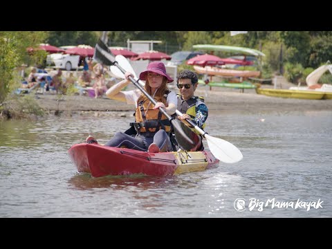 kayak componibile Split 2 Big Mama Kayak, canoa biposto modulare, si monta in 30 secondi ( verde)