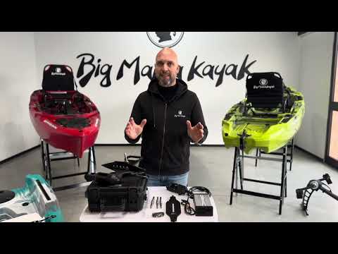 Motore elettrico per kayak STG ULTRA EVO 3 CV - 42 V - 1300 Vh incluso batteria e controller adattatore per Triken 330, 380, 405 - 3LITHIUM