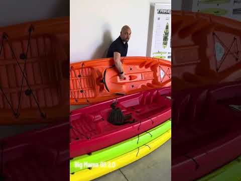 Canoa 1 posto GIL 2.0 BIG MAMA KAYAK - kayak monoposto da 254 cm + seggiolino + pagaia