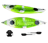 Kayak monoposto Privat 2.0 Limited edition Big Mama Kayak canoa 295 cm + 2 gavoni + 1 pagaia + 1 seggiolino (FULL PACK) -GIALLO VERDE