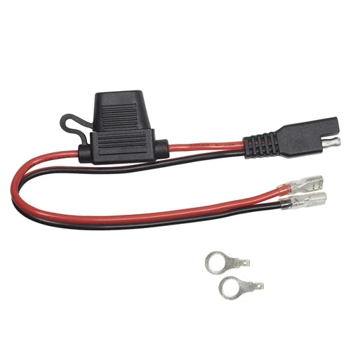 YAK POWER Connettore porta fusibile per Terminali Batteria con Cavo SAE e Faston
